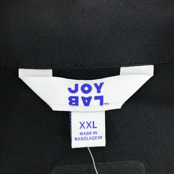 NEW JoyLab Cropped Fit Sweatshirt / Jacket Women's Plus XXL Black 1/4 Zip Active - Picture 8 of 12